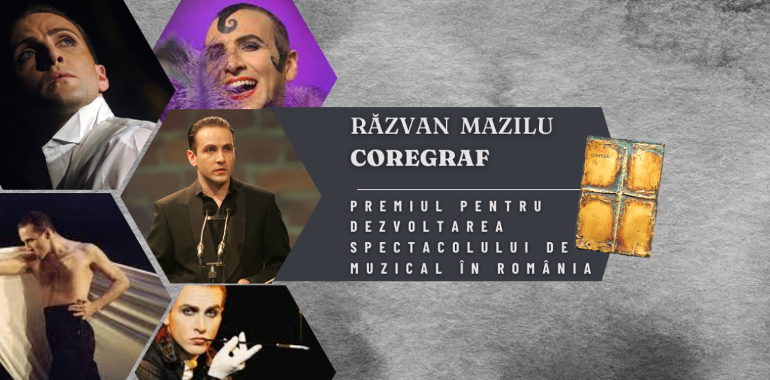 (Română) Răzvan Mazilu – Premiul pentru dezvoltarea spectacolului de muzical în România