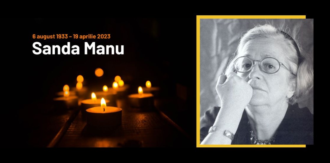 S-a stins Sanda Manu (6 august 1933 – 19 aprilie 2023)