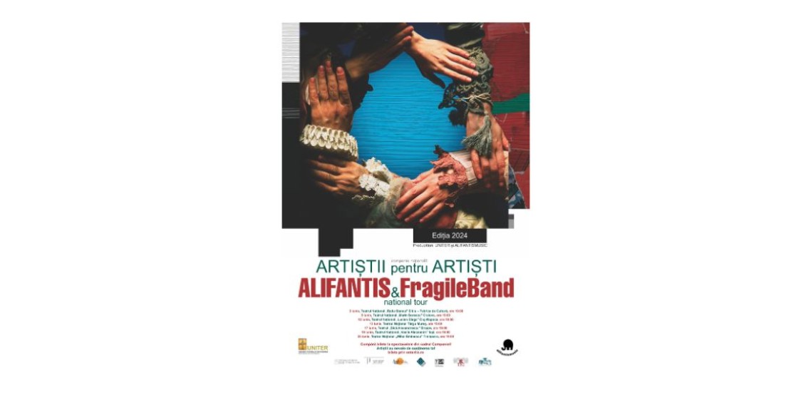 (Română) Alifantis & FragileBand, turneu de excepție în cadrul Campaniei Naționale Artiștii pentru Artiști, Ediţia 20 (20 martie – 20 aprilie 2024)